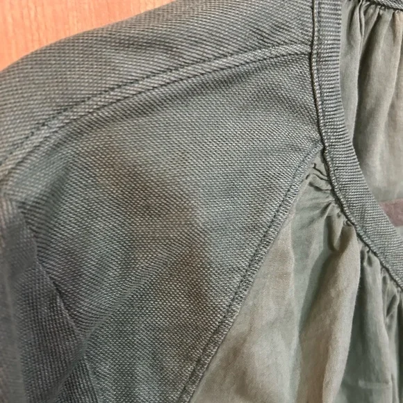 Anthropologie Olive Bomber Jacket - Picture 5 of 6